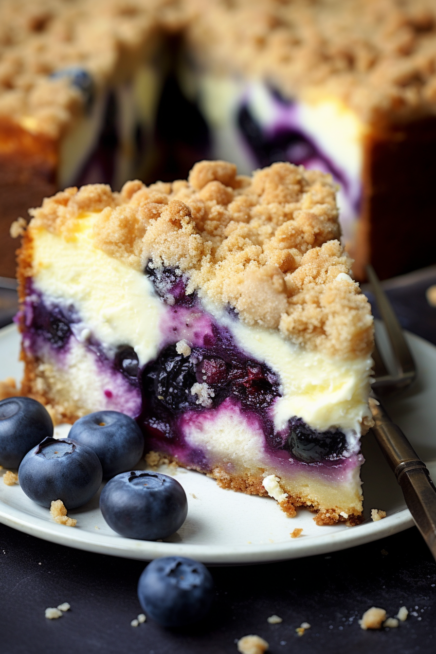 Blueberry Cream Cheese Coffee Cake