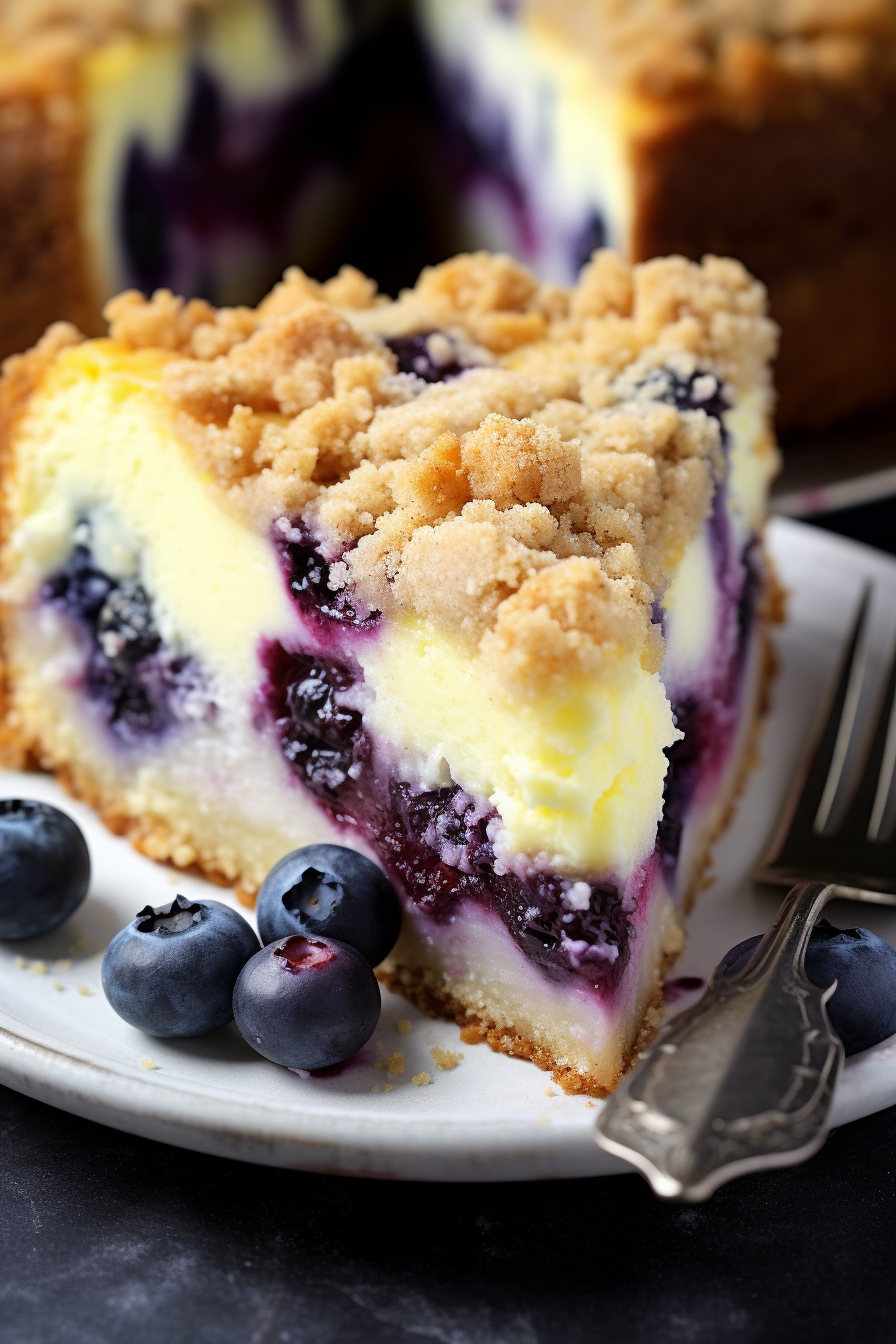 Blueberry Cream Cheese Coffee Cake