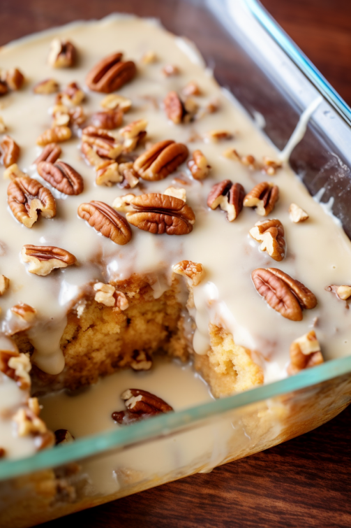 Butter Pecan Praline Poke Cake That Oven Feelin Butter Pecan Praline Poke Cake That Oven Feelin