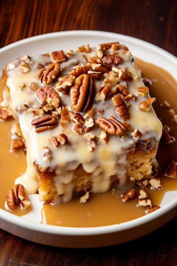 Butter Pecan Praline Poke Cake That Oven Feelin 4164