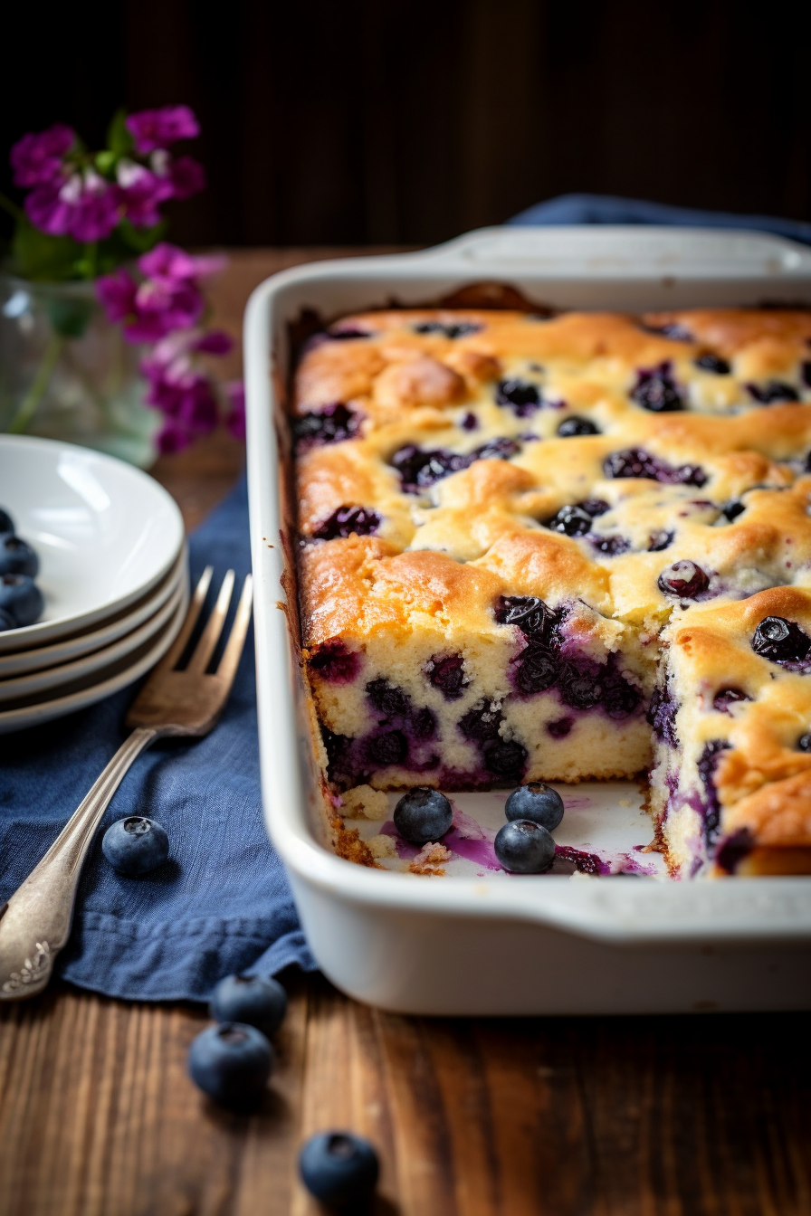 Blueberry Breakfast Cake | What's Cookin' Italian Style Cuisine