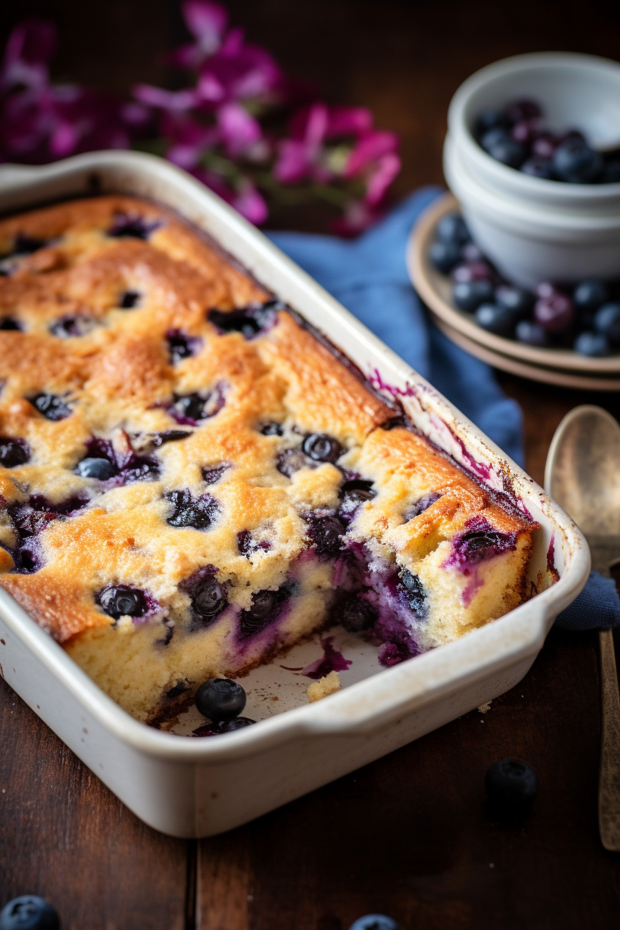 Buttermilk Blueberry Breakfast Bake