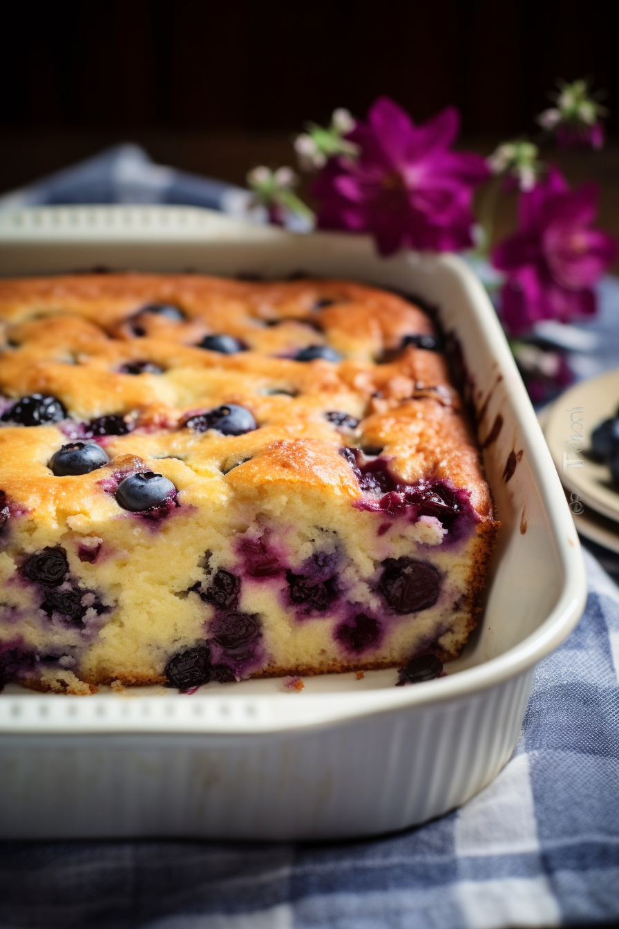 Buttermilk Blueberry Breakfast Bake