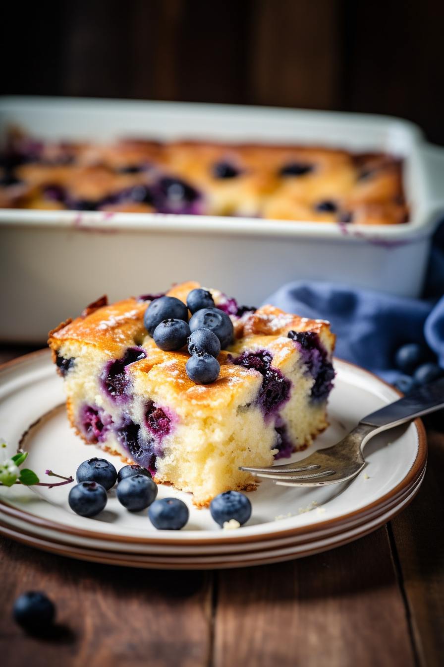 Buttermilk Blueberry Breakfast Bake