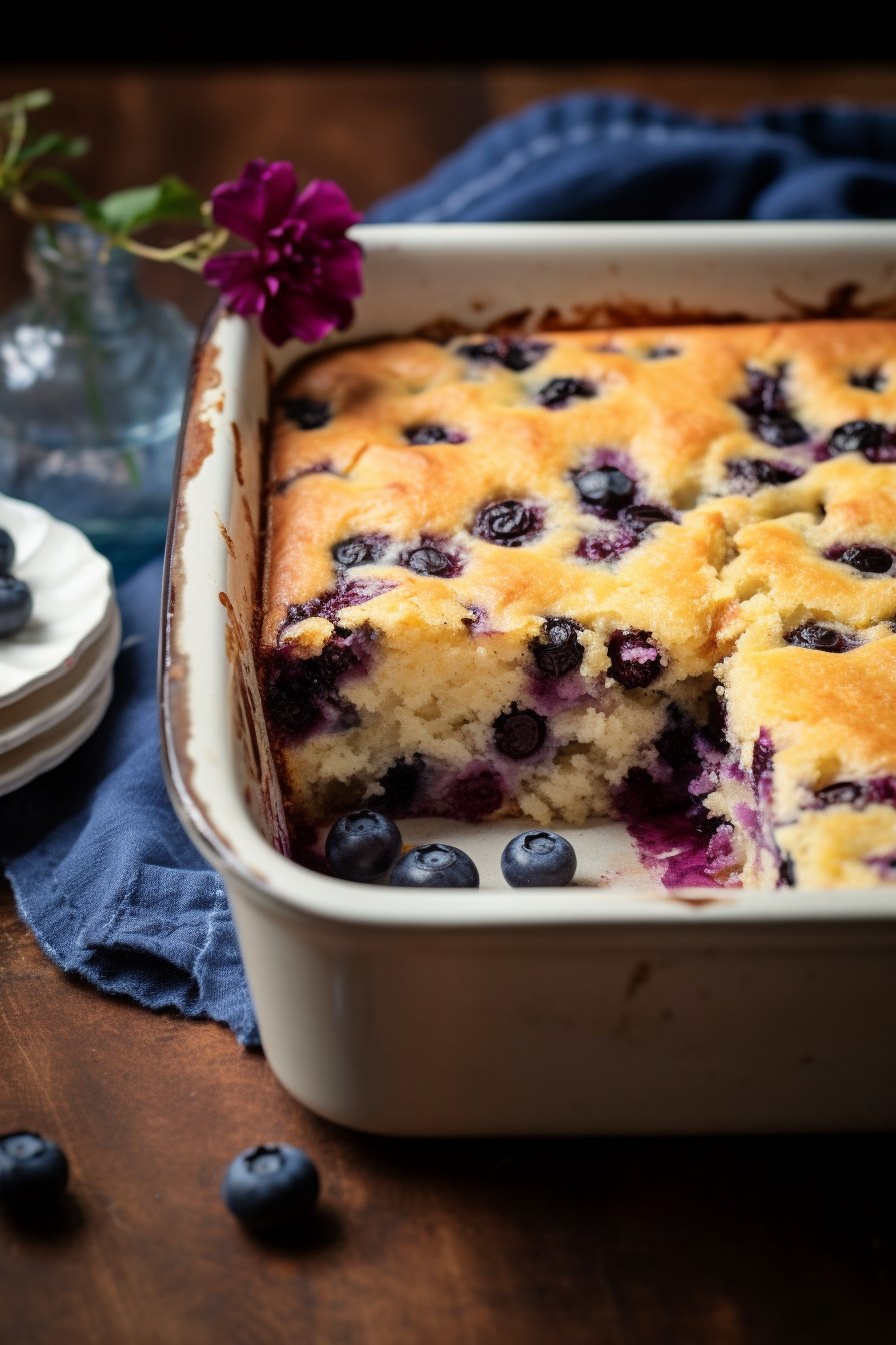 Buttermilk Blueberry Breakfast Bake