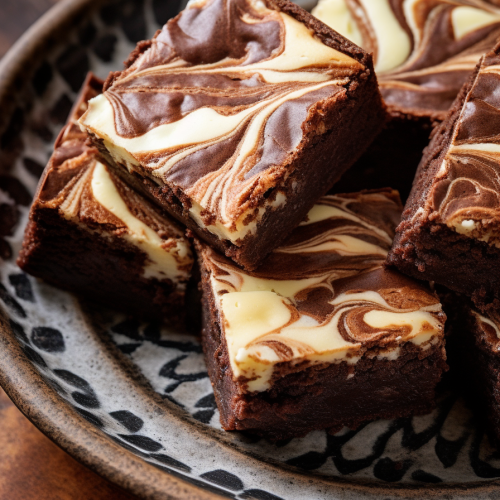 Cream Cheese Swirl Brownies