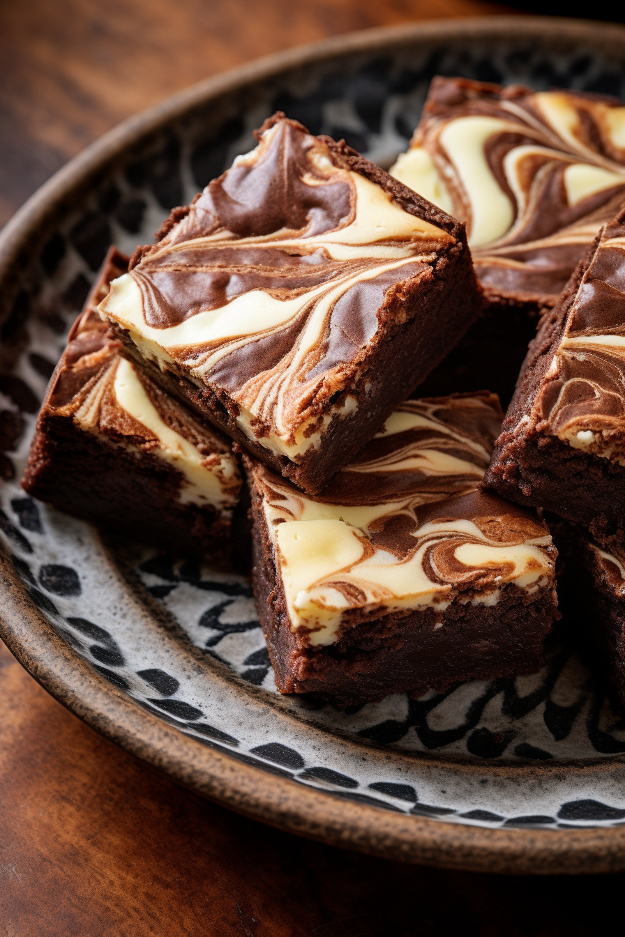 Cream Cheese Swirl Brownies