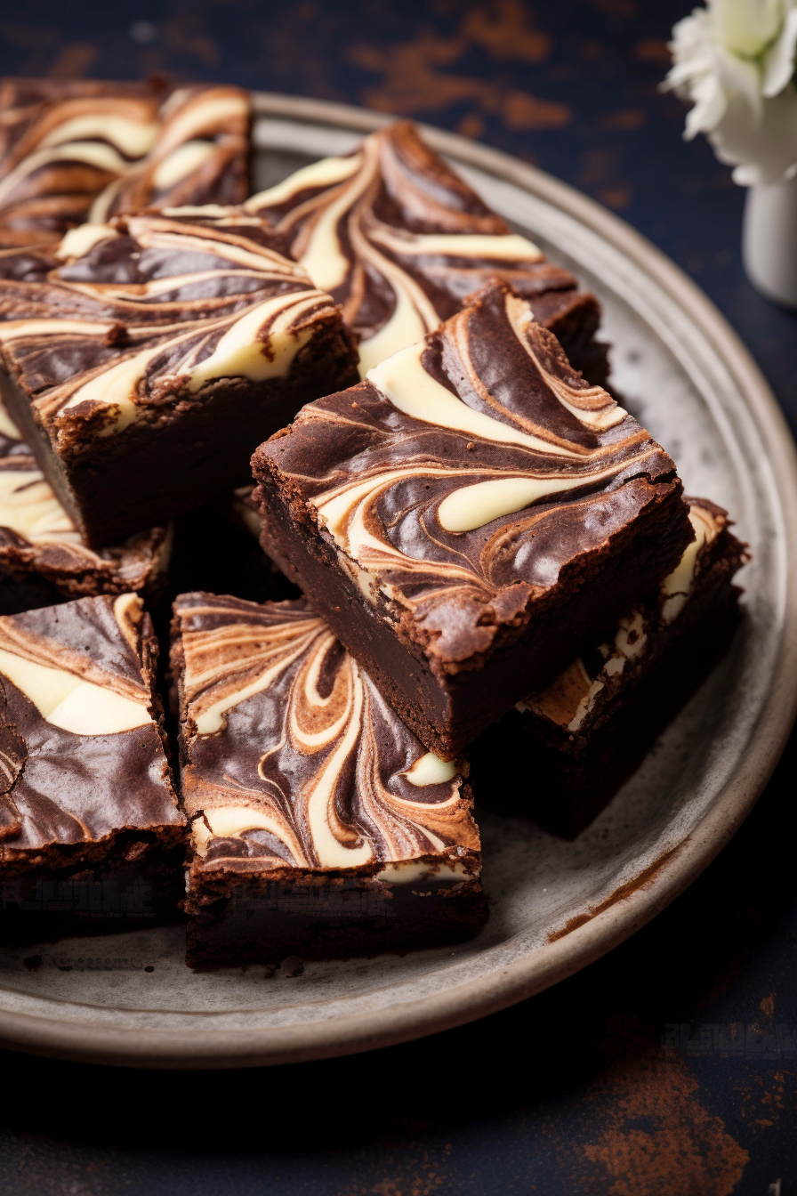 Cream Cheese Swirl Brownies