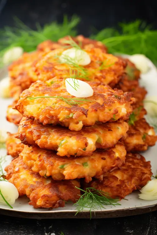 Cheesy Chicken Fritters - That Oven Feelin