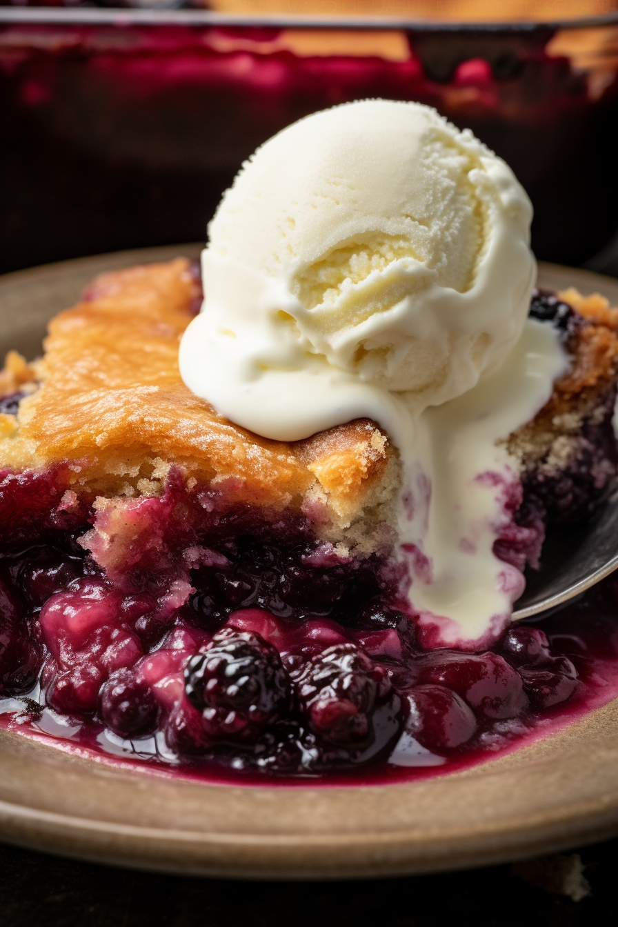 Classic Blackberry Cobbler