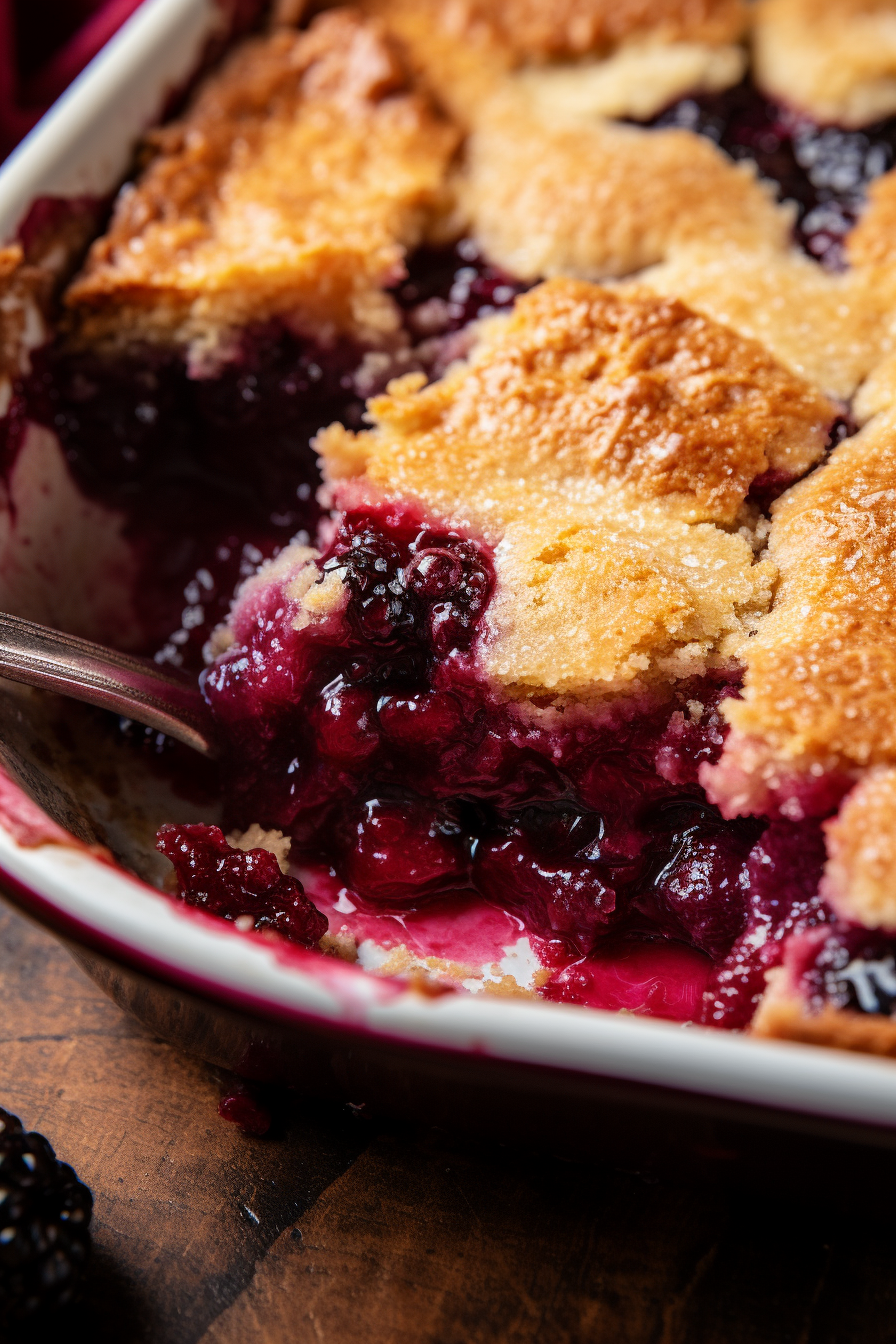 Classic Blackberry Cobbler