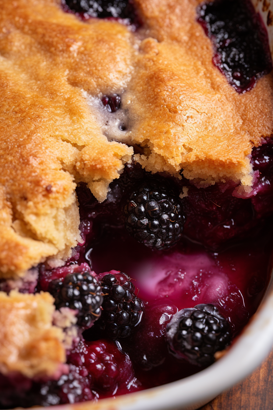 Classic Blackberry Cobbler