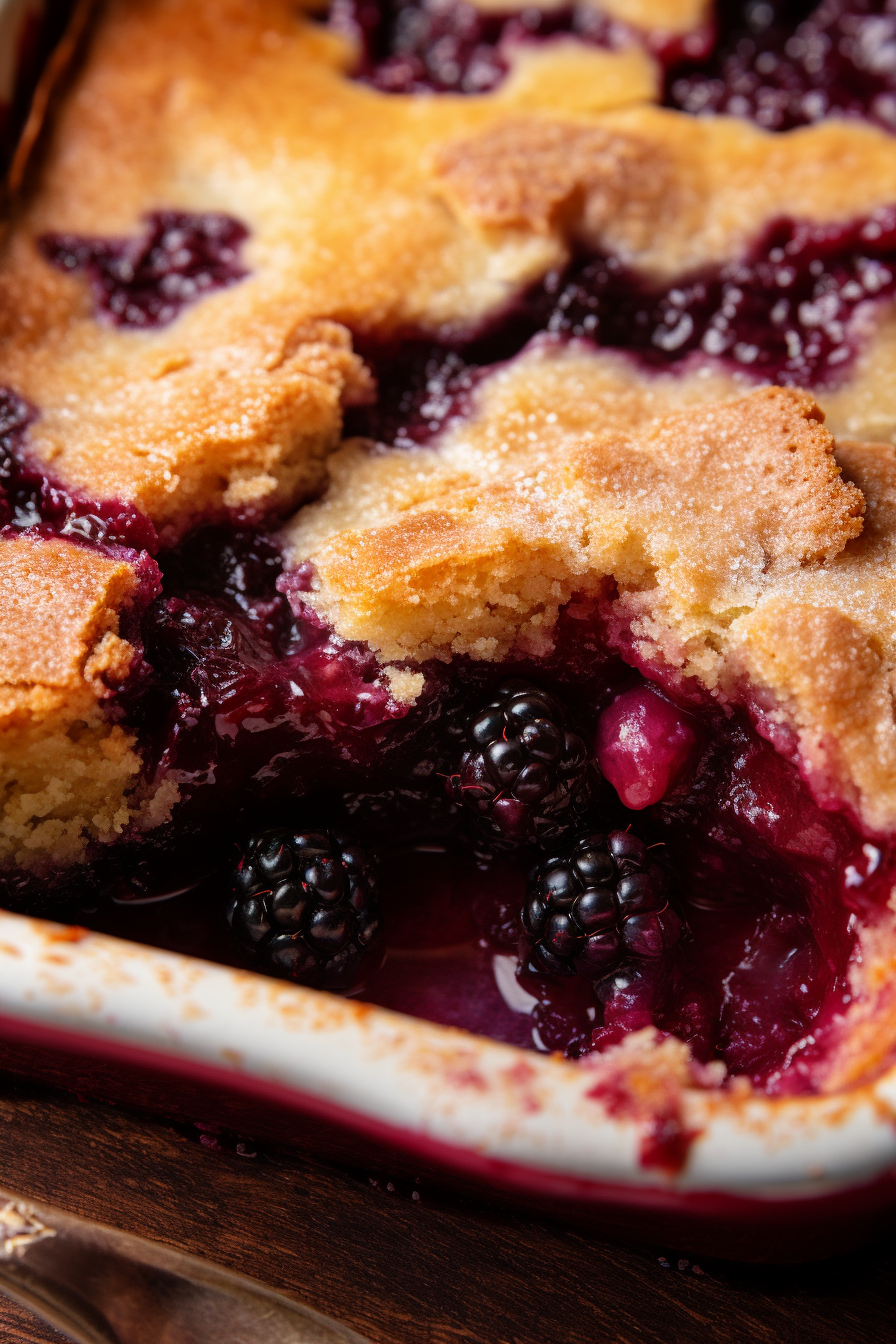 Classic Blackberry Cobbler