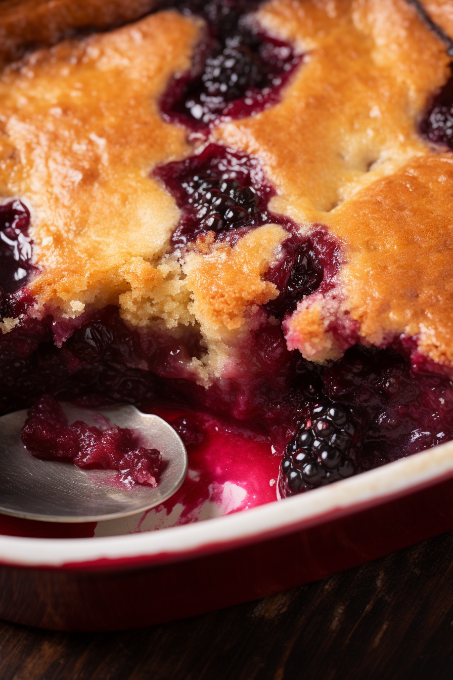 Classic Blackberry Cobbler