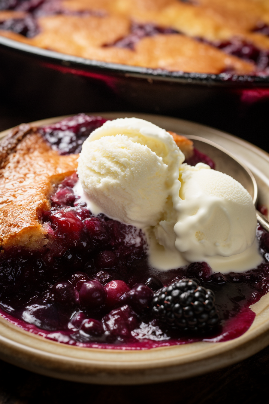 Classic Blackberry Cobbler