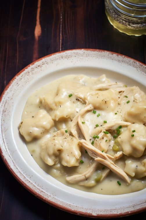 Copycat Cracker Barrel Chicken and Dumplings - That Oven Feelin