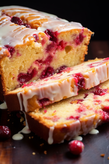 Cranberry Bread with Orange Glaze - That Oven Feelin