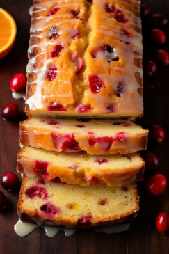 Cranberry Bread With Orange Glaze - That Oven Feelin