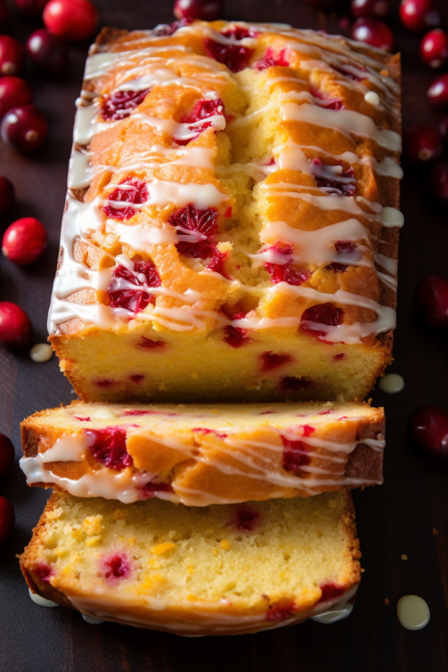 Cranberry Bread with Orange Glaze - That Oven Feelin