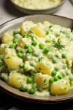 Creamed Peas and Potatoes - That Oven Feelin