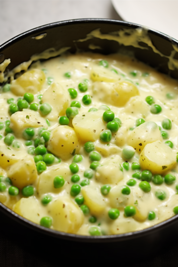 Creamed Peas and Potatoes - That Oven Feelin