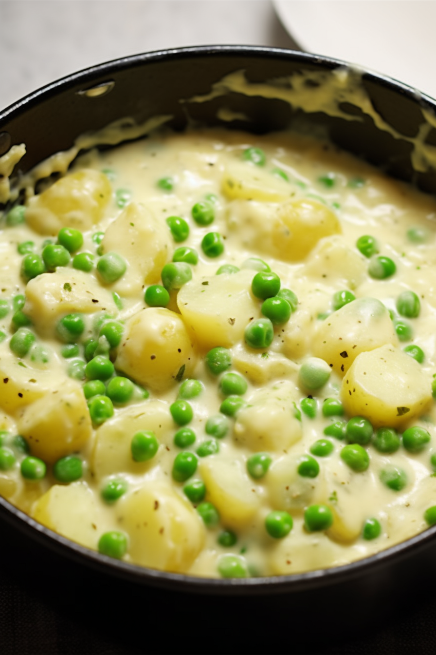 Creamed Peas and Potatoes