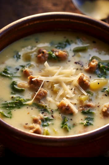 Creamy Italian Sausage And Potato Soup - That Oven Feelin