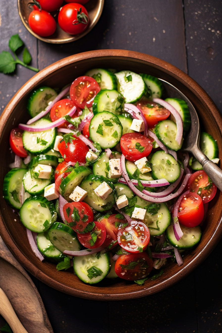 Cucumber Tomato Salad