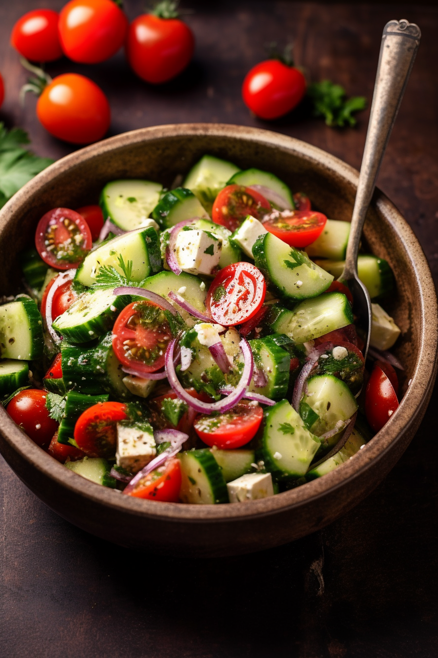 Cucumber Tomato Salad