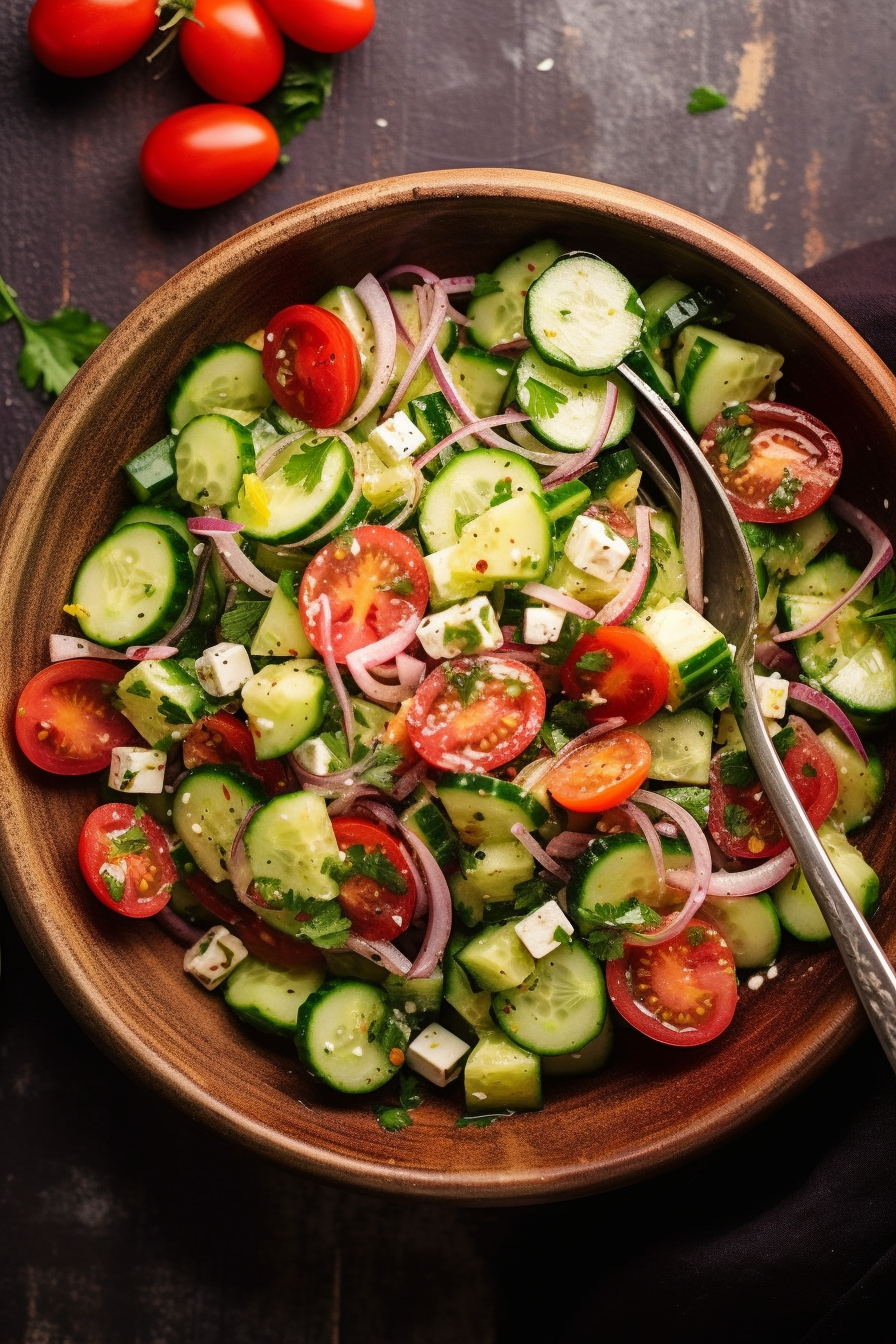 Cucumber Tomato Salad