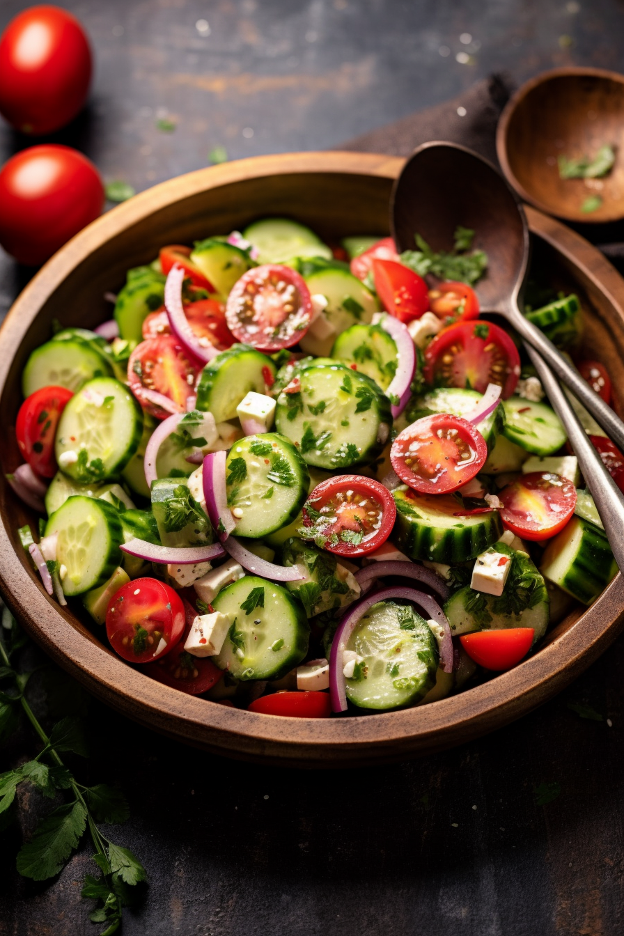 Cucumber Tomato Salad