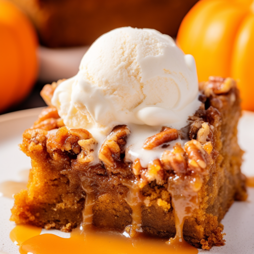 Easy Pumpkin Pie Dump Cake