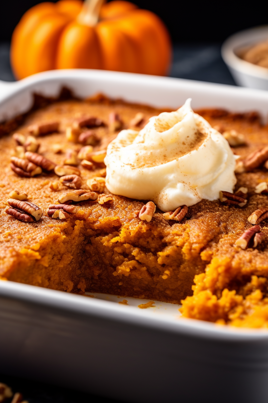 Easy Pumpkin Pie Dump Cake