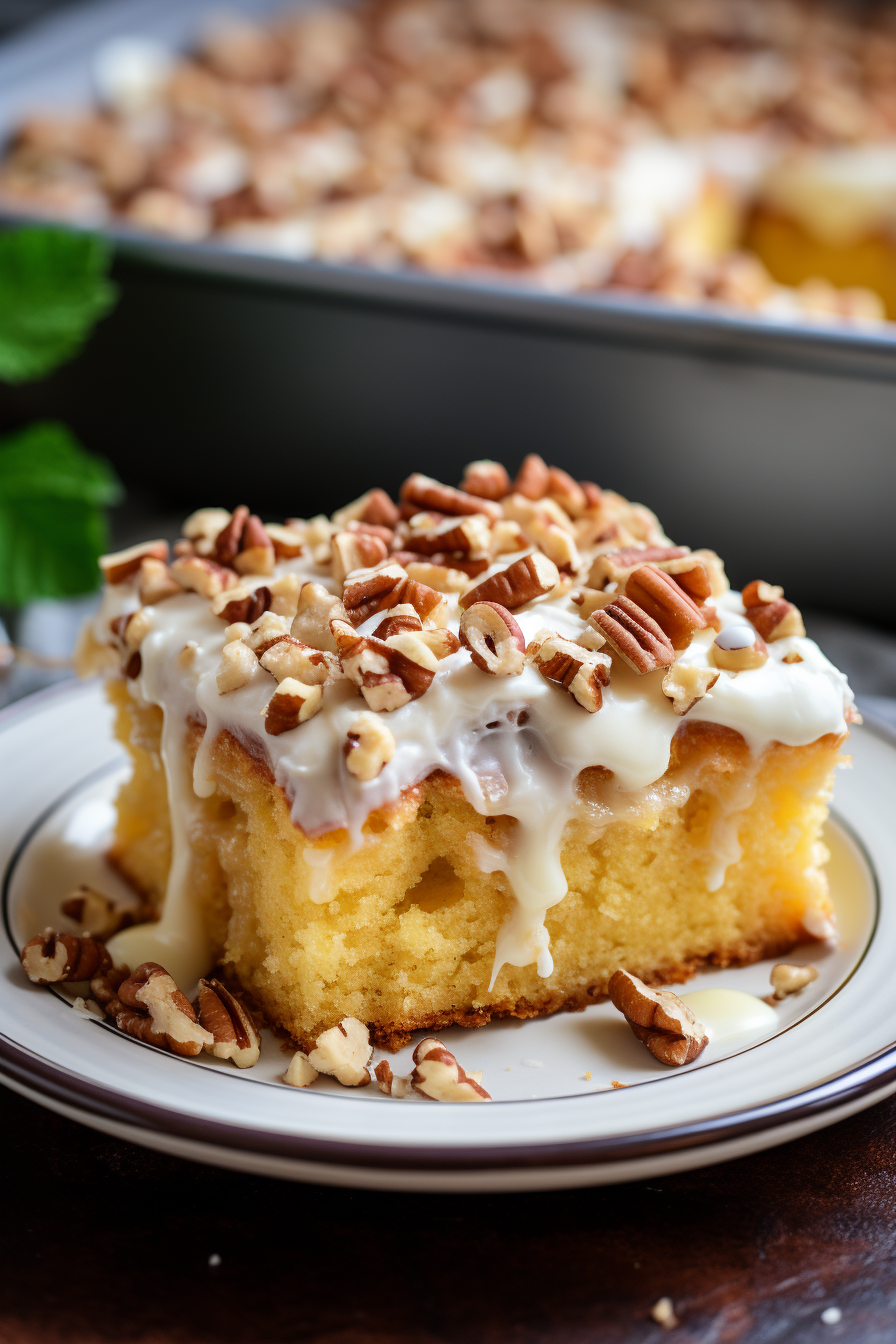 Pineapple Rum Cake - LemonsforLulu.com