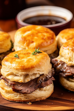 French Dip Bicuits - That Oven Feelin