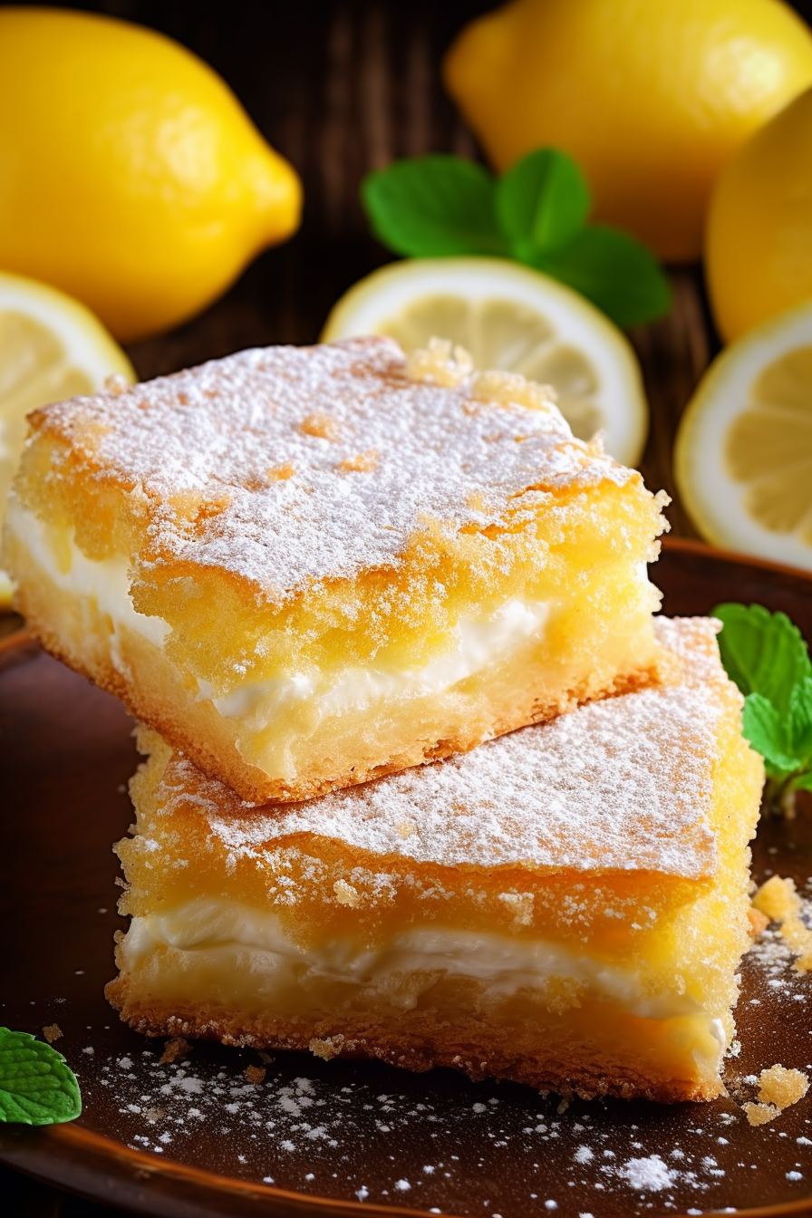 Lemon Cream Cheese Bars That Oven Feelin