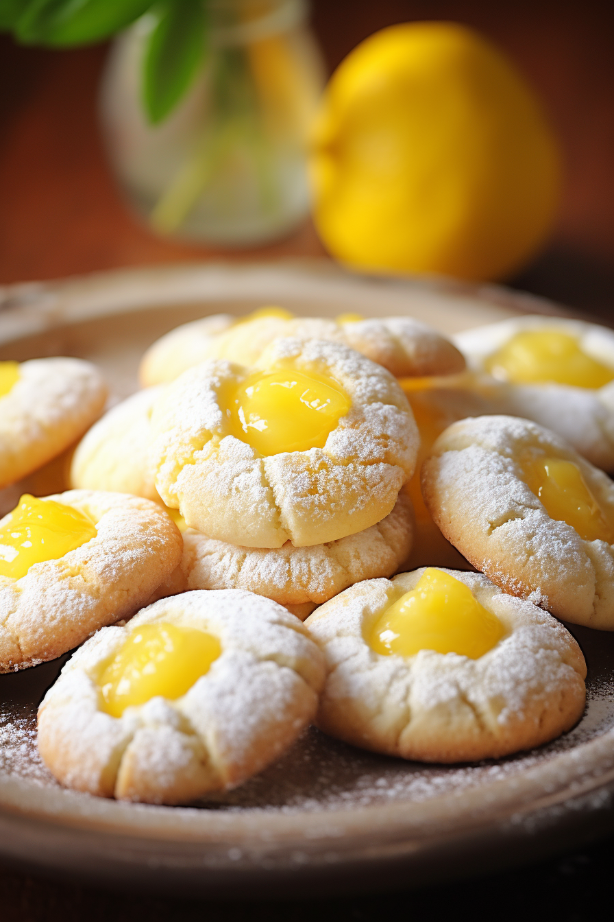 Lemon Curd Cookies