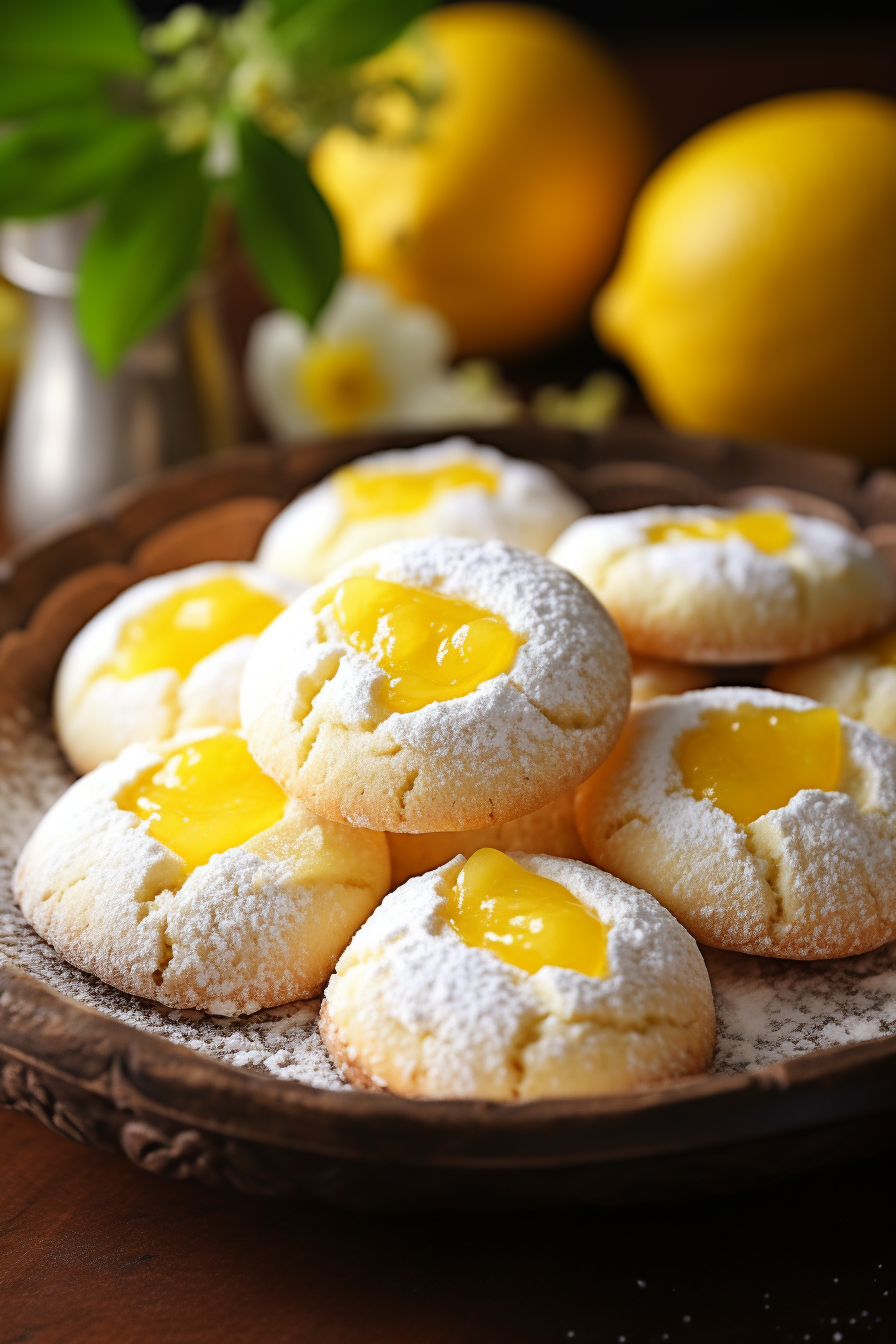 Lemon Curd Cookies