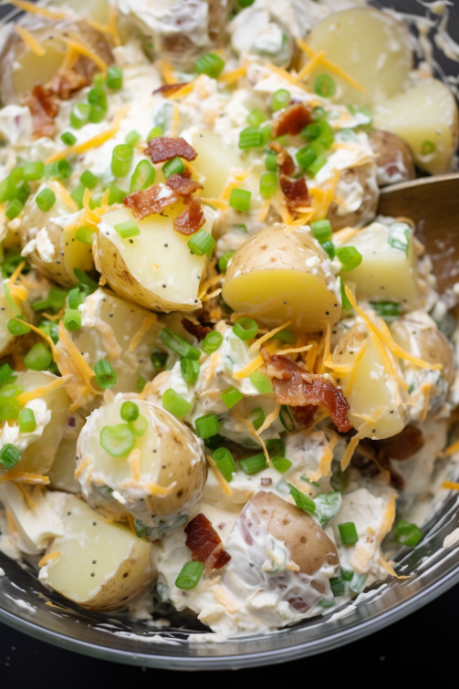 Loaded Baked Potato Salad - That Oven Feelin