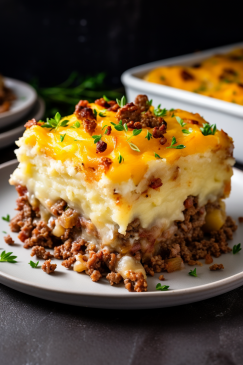 Loaded Potato and Meatloaf Casserole - That Oven Feelin