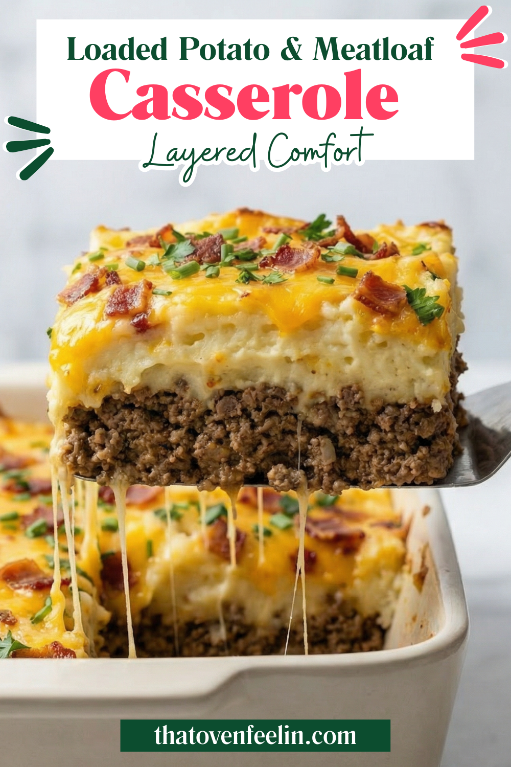 Loaded Potato and Meatloaf Casserole