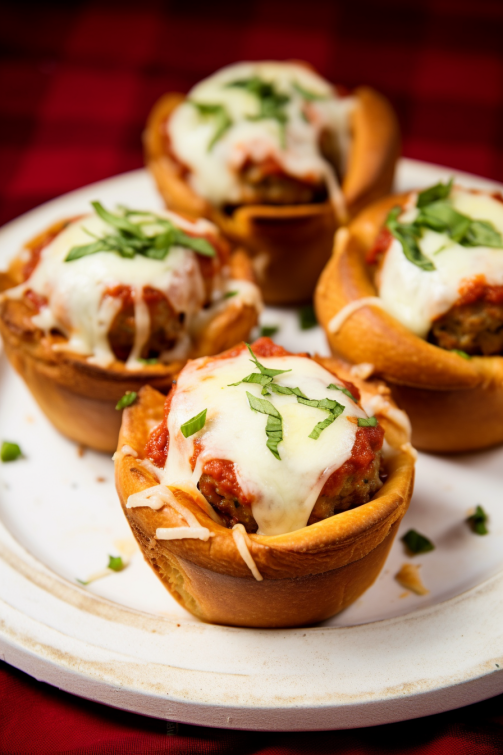 Meatball Sub Cupcakes - That Oven Feelin