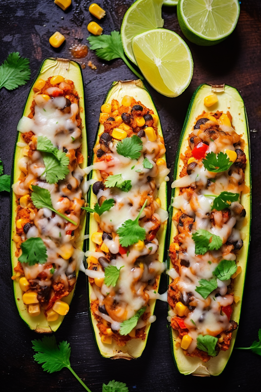 Mexican Zucchini Boats