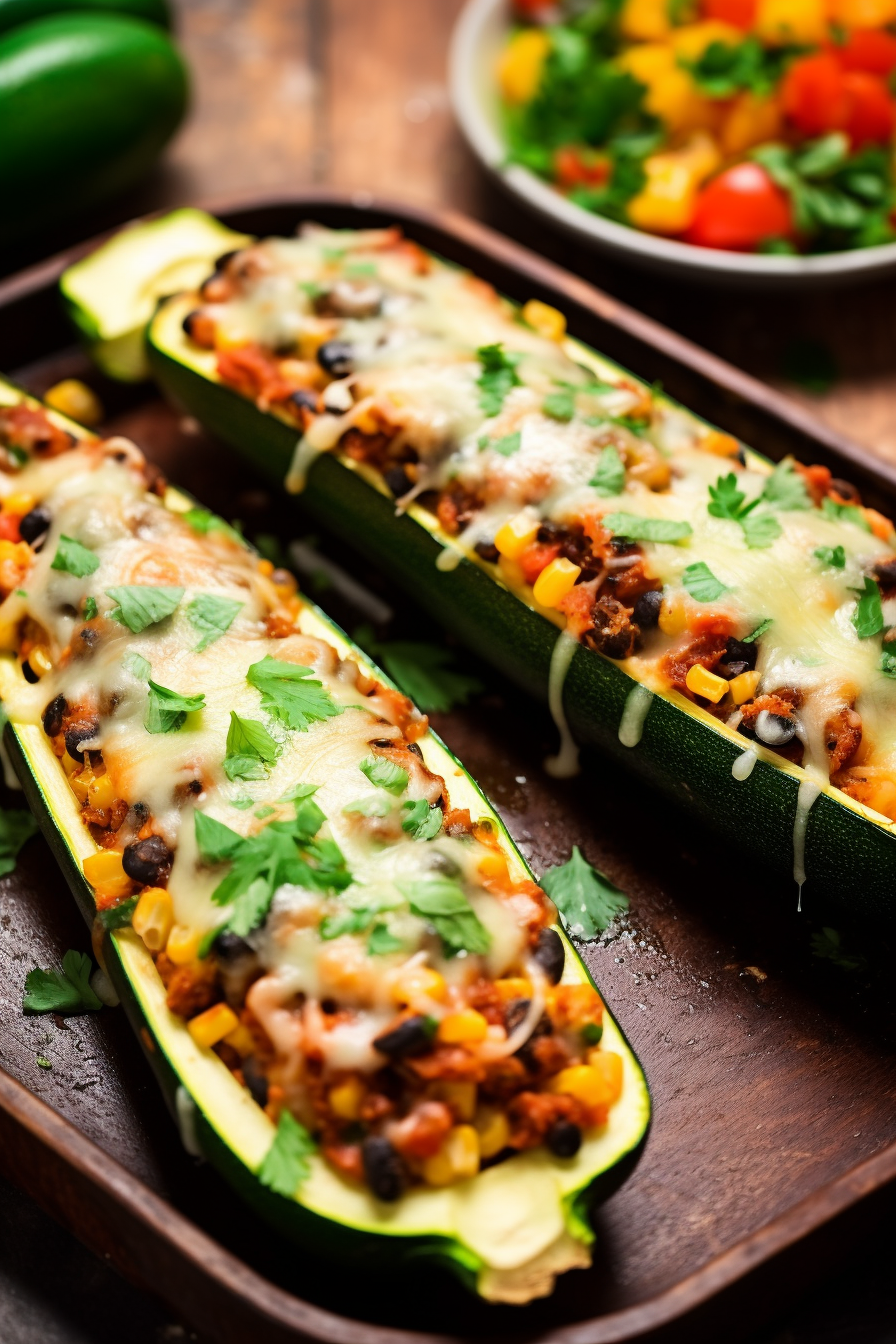 Mexican Zucchini Boats