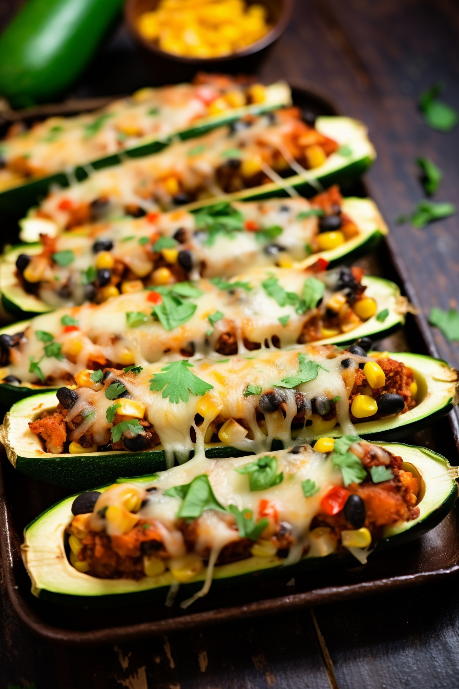 Mexican Zucchini Boats