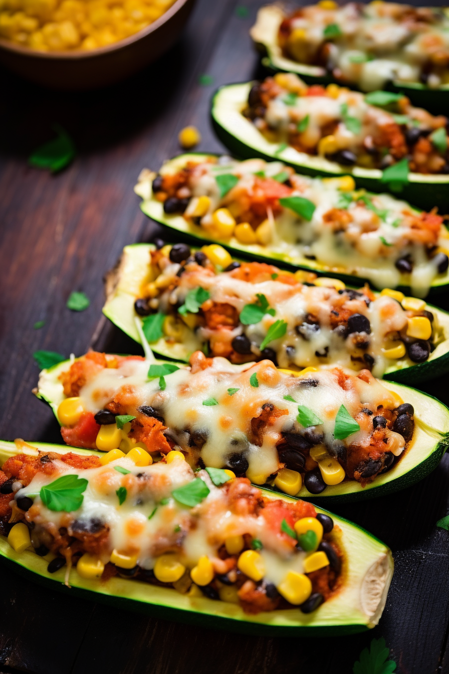 Mexican Zucchini Boats