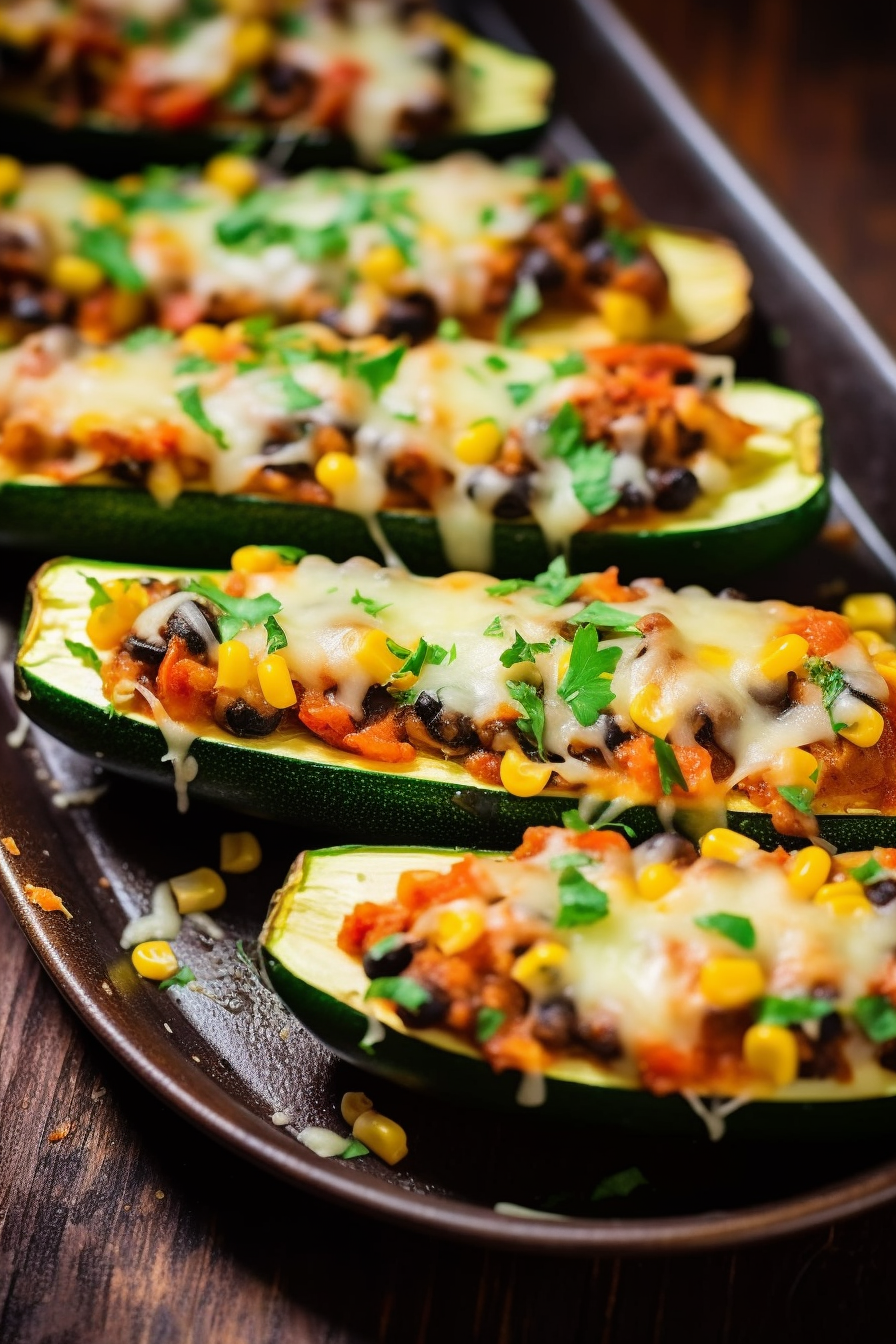 Mexican Zucchini Boats