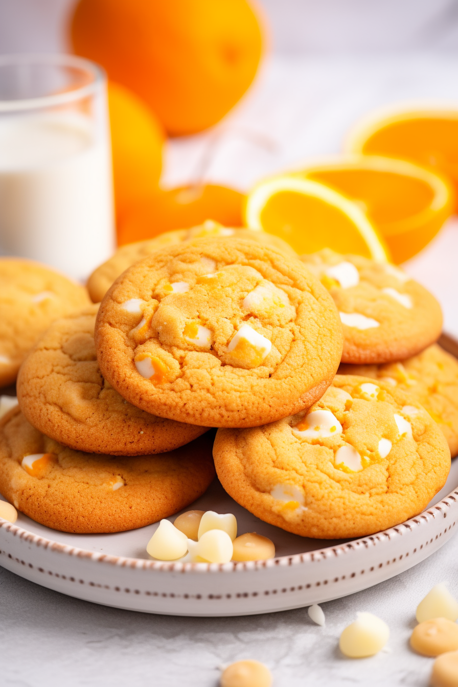 Orange Creamsicle Cookies