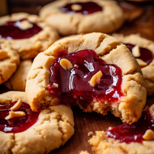 Peanut Butter and Jelly Cookies