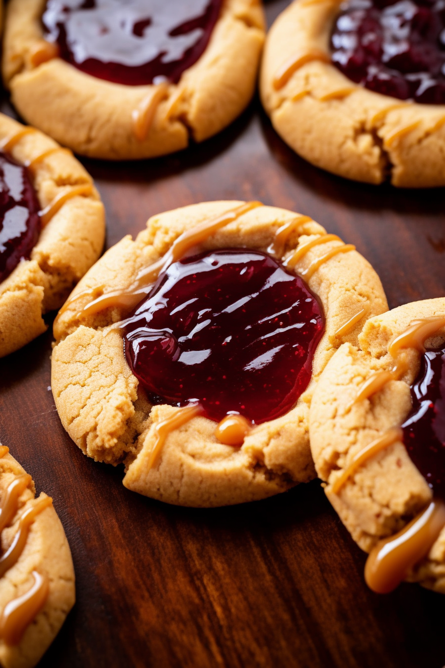 Peanut Butter and Jelly Cookies